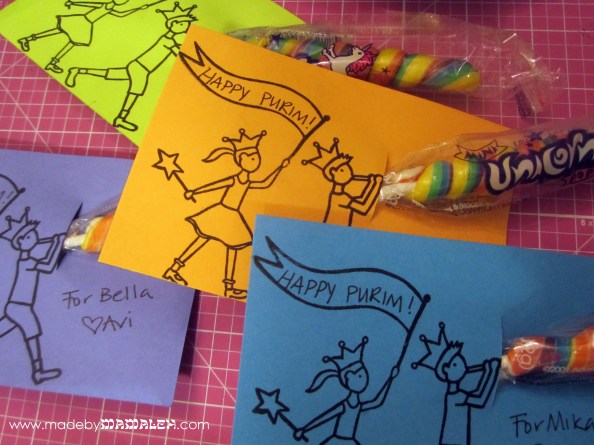 Preschool Mischloach Manot for Purim