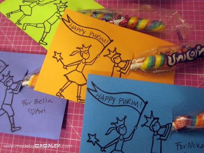 Preschool Mischloach Manot for Purim