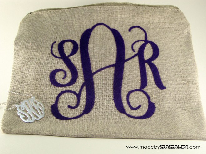 DIY Monogrammed Bag