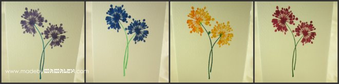 Watercolor cards 1st impression