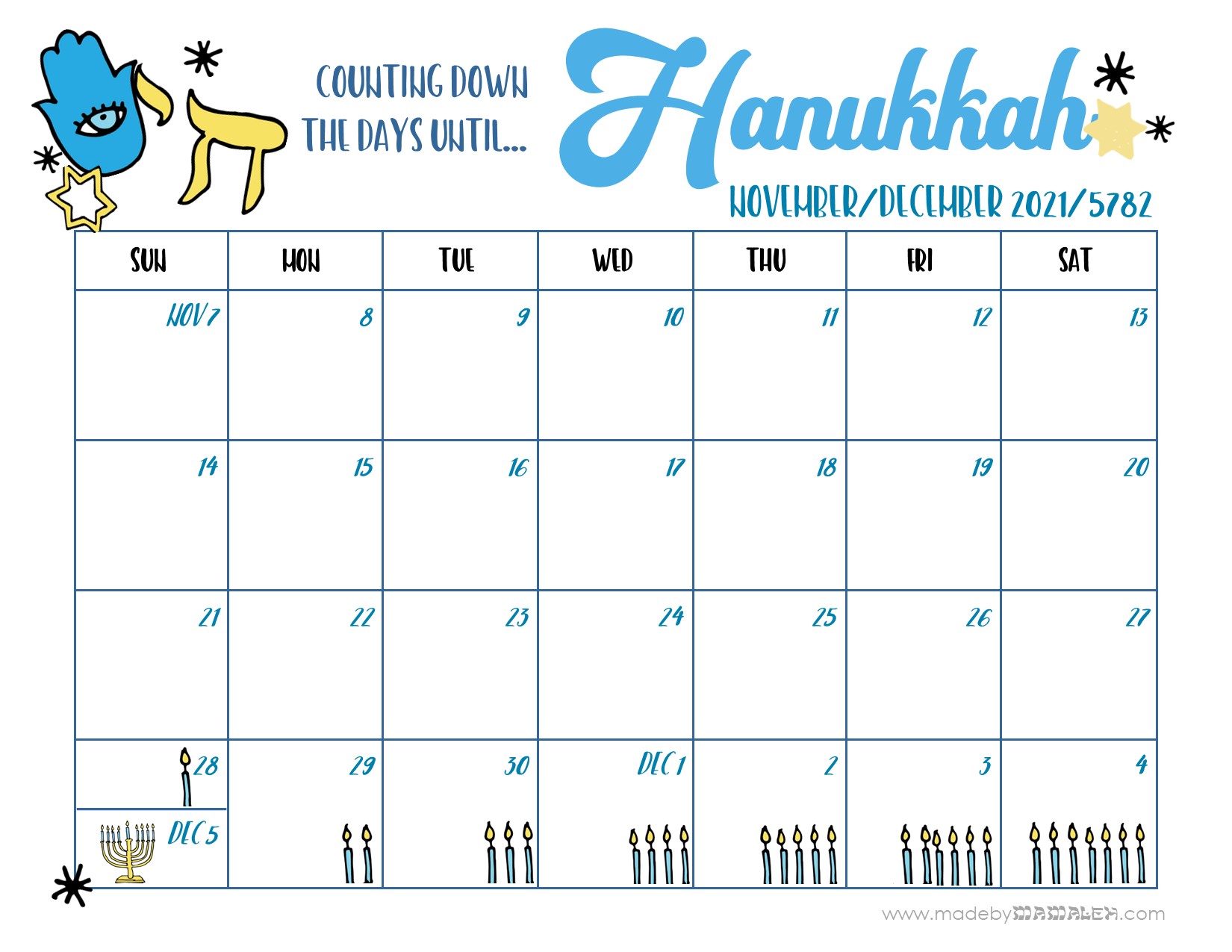 HanukkahCountdown2021